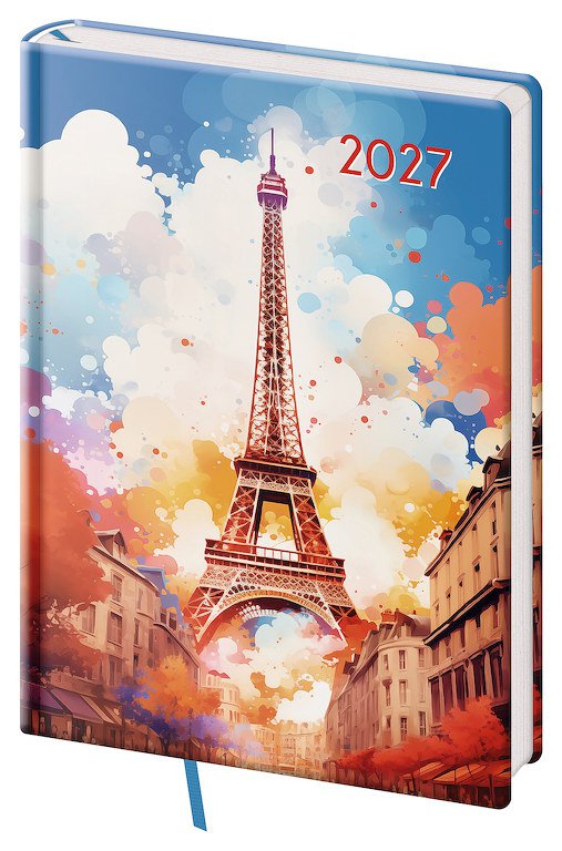 Týdenní diář A5 Vario Lyra Paris