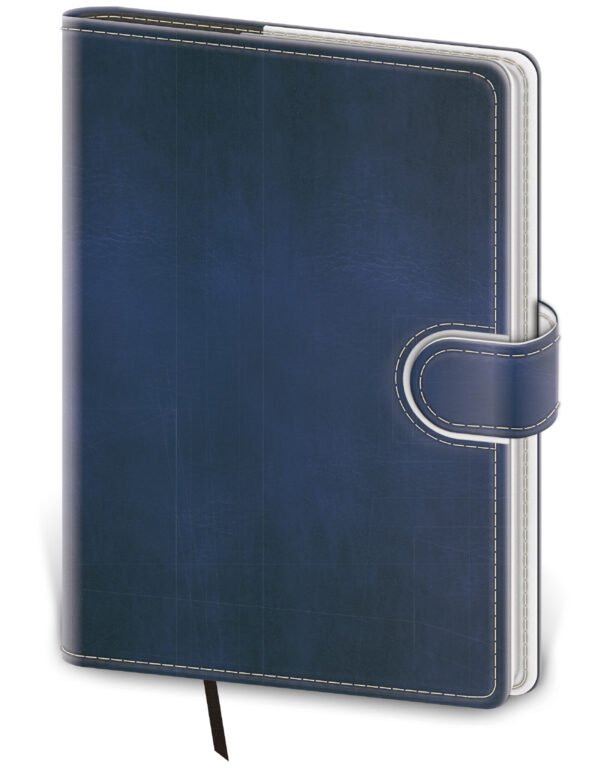 SOFT (ekologické desky) - Kapesní diář Flip modro/bílý