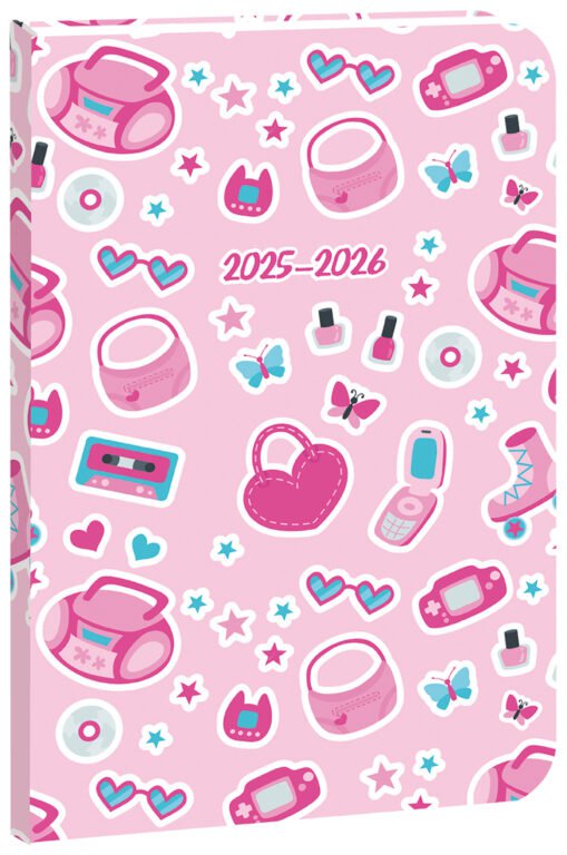 SOFT (ekologické desky) - Školní diář STUDENT Pinky 2025/26 - české kalendárium