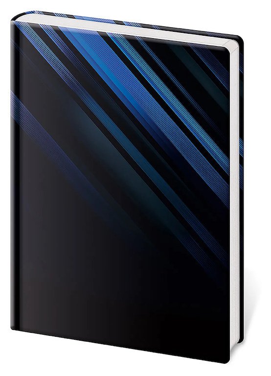 Zápisníky Black +, Double + - Linkovaný zápisník Vario L - Blue Steel