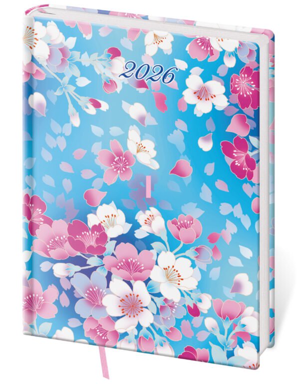 Denní diář B6 Vario Lyra Blossom