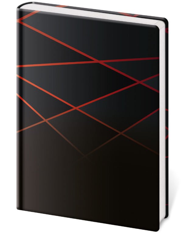 Linkovaný zápisník Vario L - BLACK DESIGN