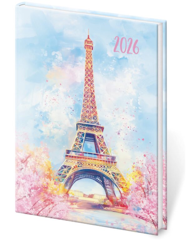 SOFT (ekologické desky) - Kapesní diář A7 Vario Lyra Paris