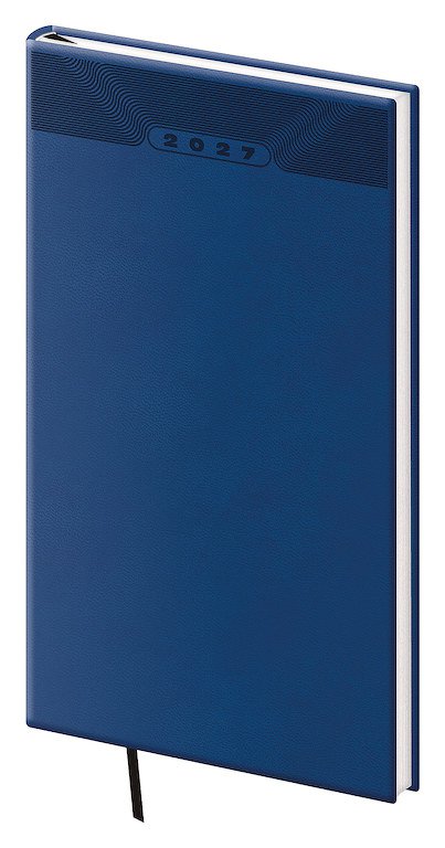FLIP (s vyměnitelnou náplní) - Kapesní diář A6 Print Classic modrý