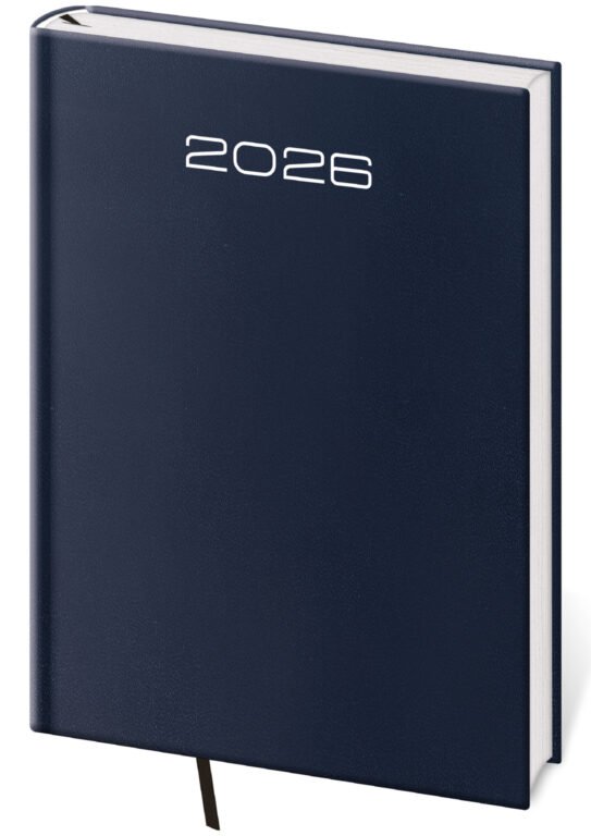 SOFT (ekologické desky) - Denní diář A5 Old Karachi modrý