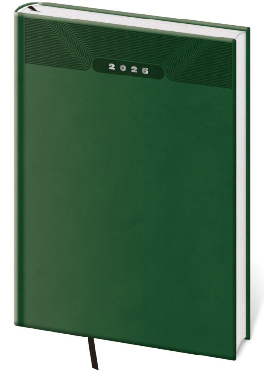 Diáře 2026, plánovací diáře - Týdenní diář B5 Print Classic zelený