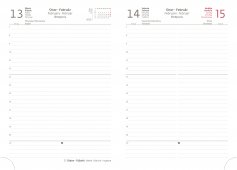 Diáře 2026, plánovací diáře - Denní diář A5 Grife šedo/modrý