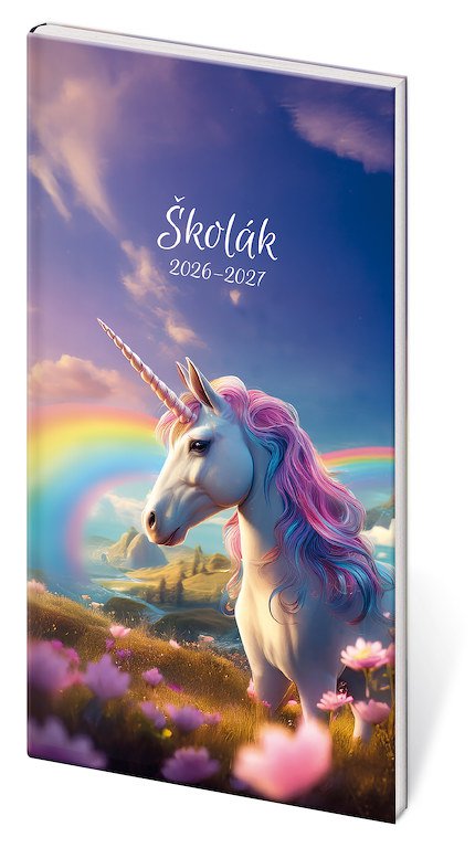 FLIP (s vyměnitelnou náplní) - Diář Školák Magic Dreams 2026/27 - české kalendárium