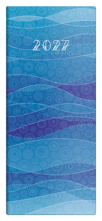 FLIP (s vyměnitelnou náplní) - Měsíční diář Napoli design 3
