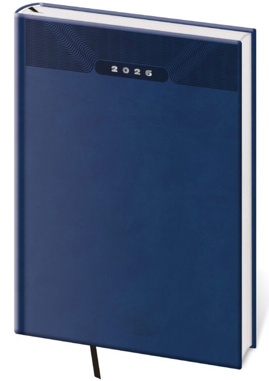 SOFT (ekologické desky) - Denní diář A5 Print Classic modrý