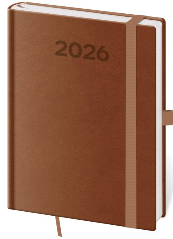 SOFT (ekologické desky) - Týdenní diář B6 Print Pop mousse