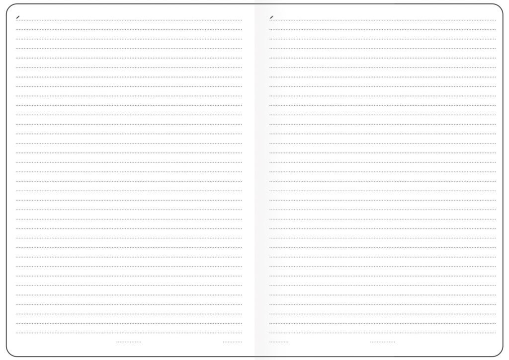 Motivační zápisníky Vario - Linkovaný zápisník Vario XL - FLOWER