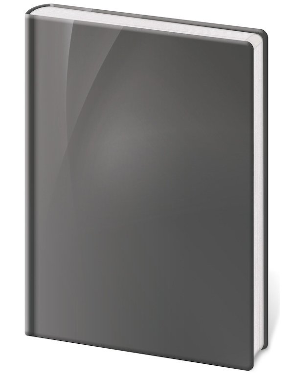 Zápisníky Black +, Double + - Linkovaný zápisník Vario XL - GREY DESIGN
