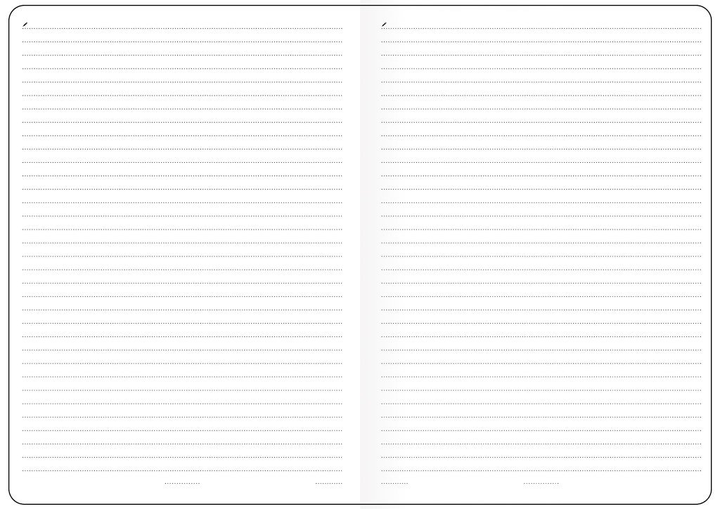 Zápisníky, poznámkové bloky, deníky a notesy - Linkovaný zápisník Vario XL - GREY DESIGN
