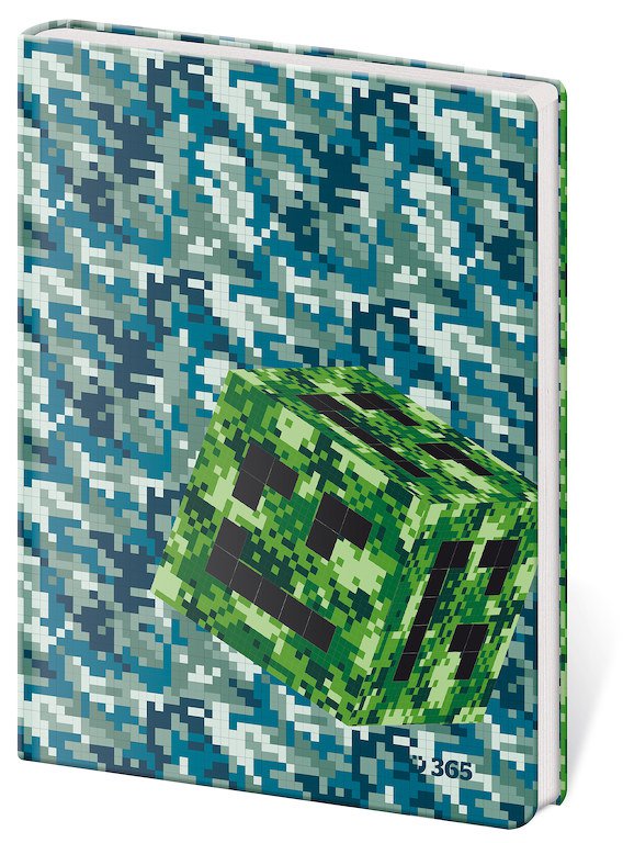 Zápisníky, poznámkové bloky, deníky a notesy - Památník A5 12,5 x 18 cm čistý Craftboy
