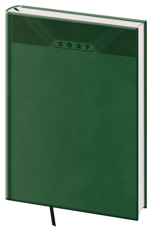 Týdenní diář A5 Print Classic zelený