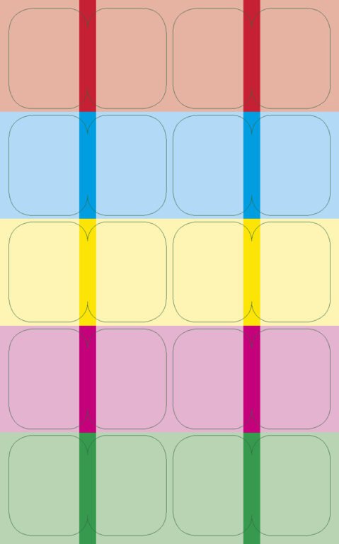 Zápisníky, poznámkové bloky, deníky a notesy - Linkovaný zápisník Flexio L Blue