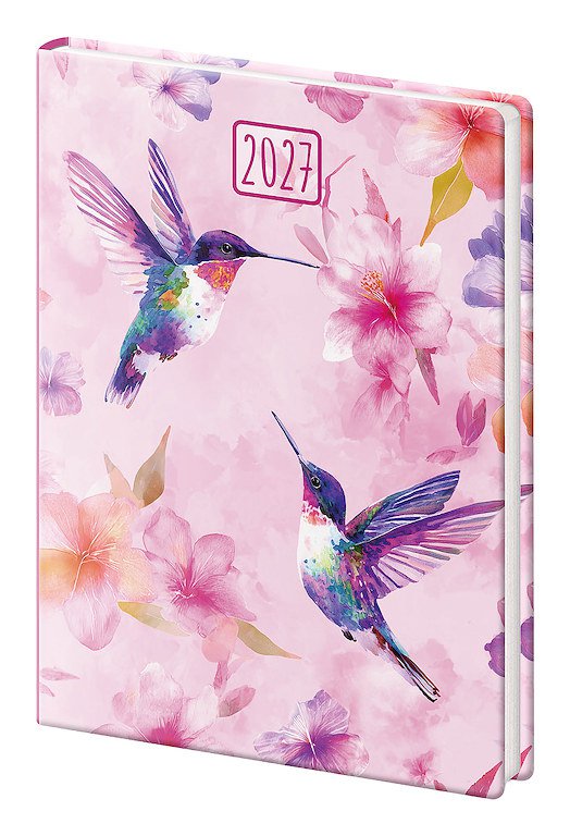 FLIP (s vyměnitelnou náplní) - Kapesní diář A7 Vario Lyra Colibri