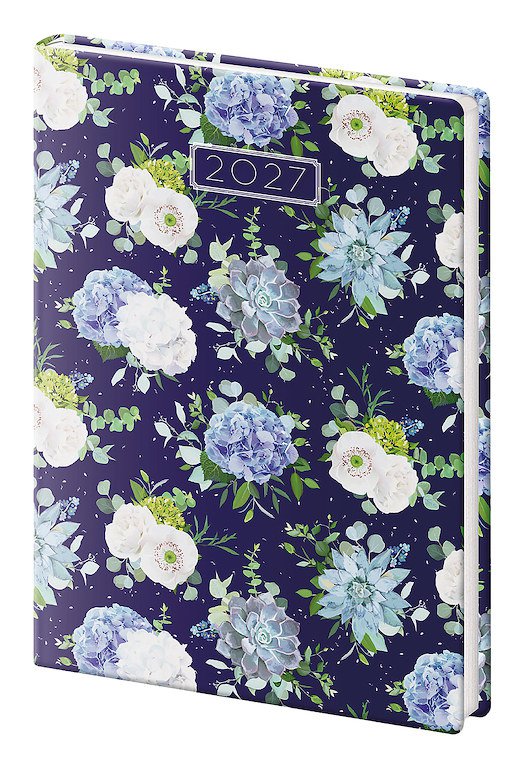 Kapesní diář A7 Vario Lyra Floral
