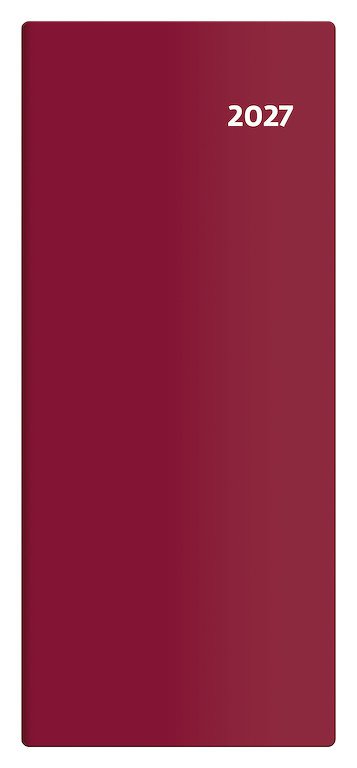 Diáře 2027, plánovací diáře - Měsíční diář Torino bordó