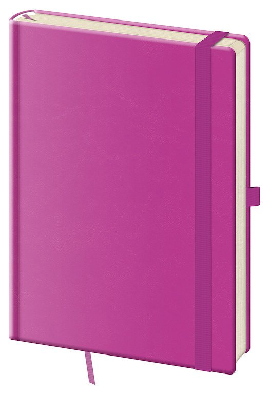 Zápisníky, poznámkové bloky, deníky a notesy - Linkovaný zápisník Print Pop L VIolet