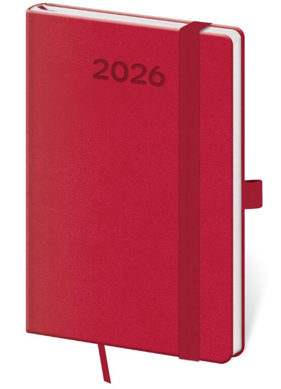 Kapesní diář Print Pop malinový