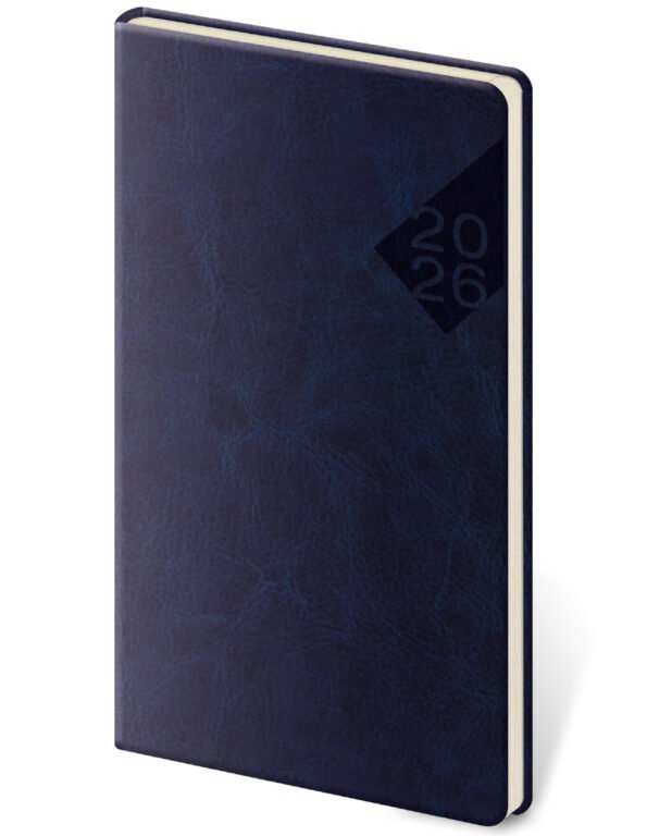 SOFT (ekologické desky) - Kapesní diář Nebrasca modrý