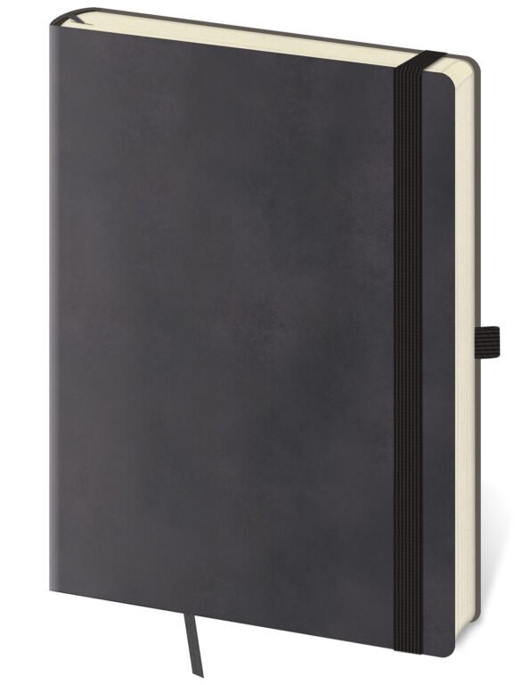 Linkovaný zápisník Flexies L Grey