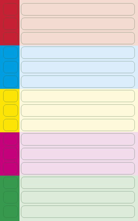 Zápisníky se samolepkami - Linkovaný zápisník Double Blue L