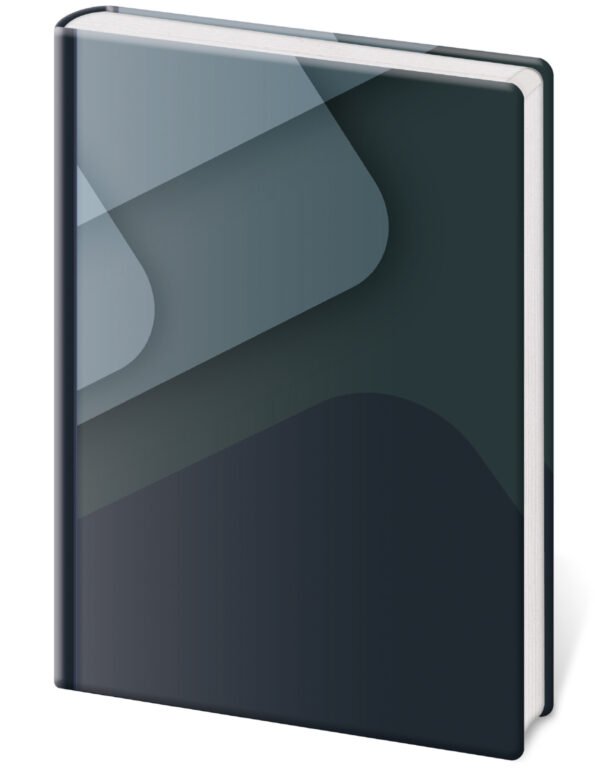 Zápisníky Black +, Double + - Linkovaný zápisník Vario L - SHADOW DESIGN