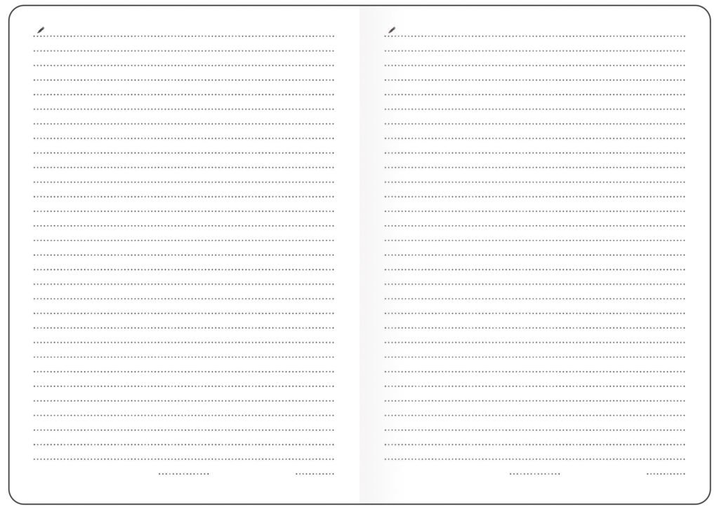 Zápisníky, poznámkové bloky, deníky a notesy - Linkovaný zápisník Vario L - BLUE DESIGN