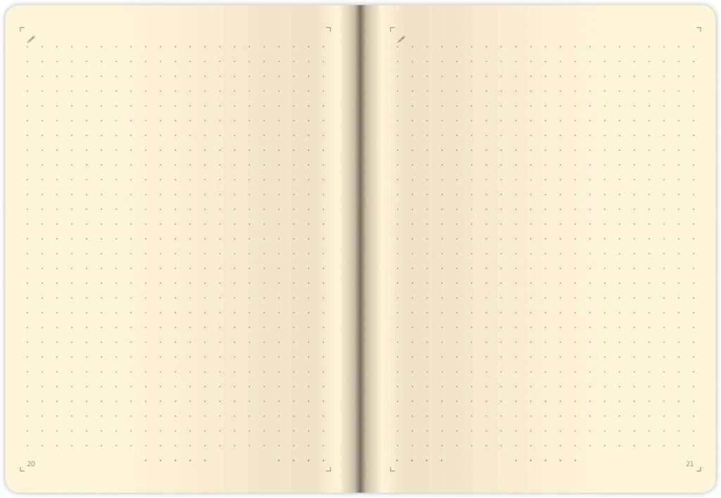 Zápisníky, poznámkové bloky, deníky a notesy - Tečkovaný zápisník Flip M černo/červený (čtverečkovaný)