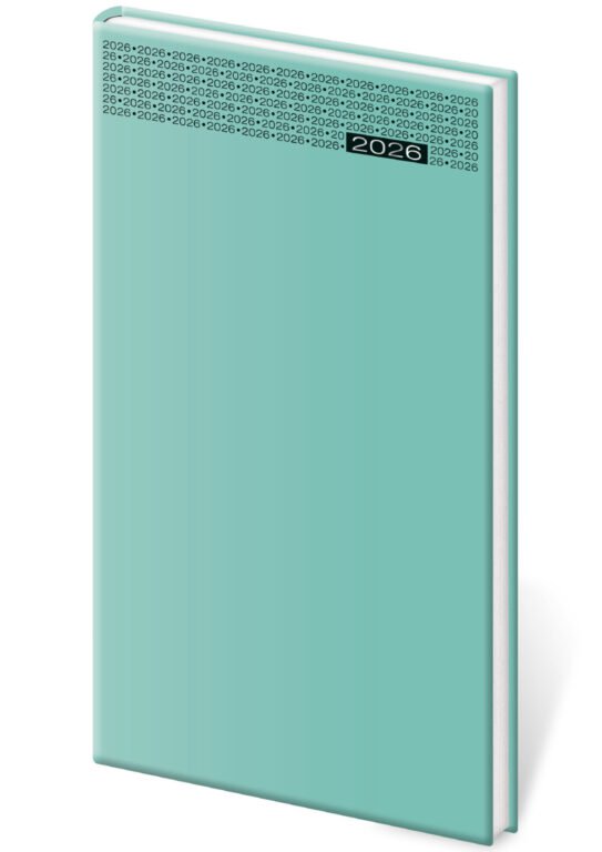 SOFT (ekologické desky) - Kapesní diář Gommato tyrkysový