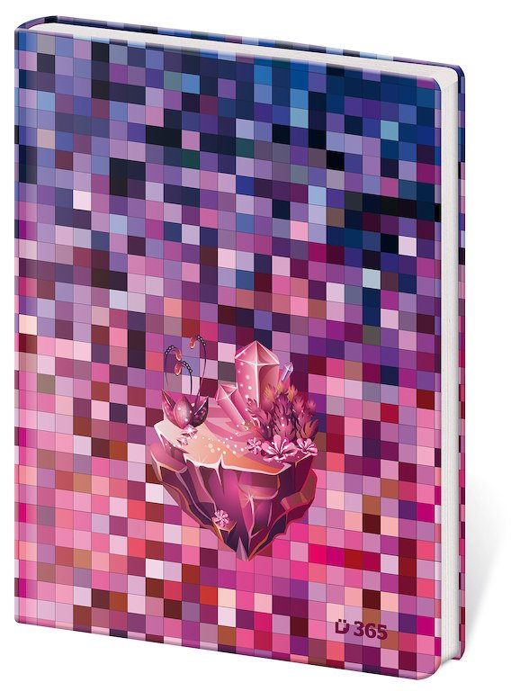 Zápisníky, poznámkové bloky, deníky a notesy - Památník A5 12,5 x 18 cm čistý Craftgirl