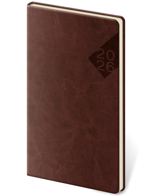 Diáře 2026, plánovací diáře - Kapesní diář Nebrasca angl. červený