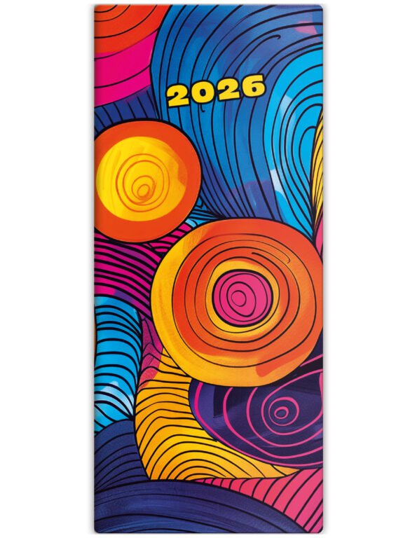 SOFT (ekologické desky) - Měsíční diář Napoli design 4